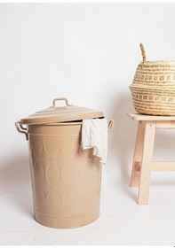 Resim The Mia Prizma Çamaşır Sepeti Karamel Diğer 