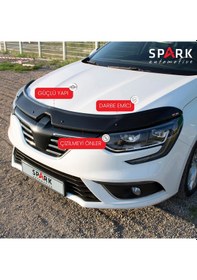Resim Renault Megane 4 2016- Yılı Ve Sonrası Uyumlu Kaput Rüzgarlığı 4mm Siyah 