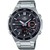 Resim Casio Efv-c110d-1a4vdf Quartz Çelik Gri Siyah Kadran 10 Atm 47 Mm Erkek Kol Saati Gri 