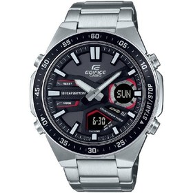 Resim Casio Efv-c110d-1a4vdf Quartz Çelik Gri Siyah Kadran 10 Atm 47 Mm Erkek Kol Saati Gri 