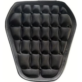 Resim Tongdashop Siyah 3d Konfor Jel Motosiklet Sedyesi Yumuşak Kaymaz Dayanıklı Isıya Dayanıklı Şok Emici 