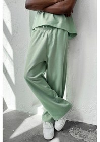 Resim Mint Yeşili Cozy Premium Basic Baggy Eşofman Mint Yeşili 