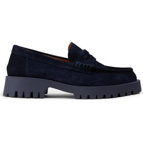 Resim Deery Kadın Hakiki Süet Lacivert Loafer Ayakkabı - 02034ZLCVC01 