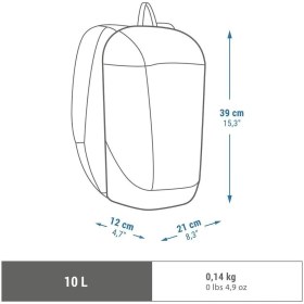 Resim 1'Li Sırt Çantası Spor Outdoor Antreman Doğa Yürüyüşü Bisiklet Sırt Çantası 10 L Lacivert Sportswea 