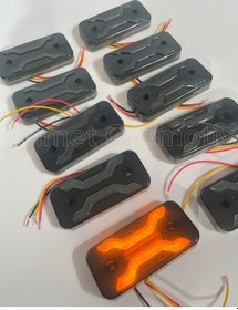 Resim Ahmet Otomotiv 10 Adet Füme Dark Model Sarı-turuncu Led Lamba 