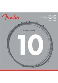 Resim Fender 0730255406 Classic Core 255r Nickel-plated Steel Elektro Gitar Teli 10-46 Standart 10-46 Ölçü Güçlü Sinyal Ve Dayanıklı Yapı 