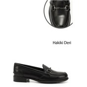 Resim Gönderi R Kadın Siyah Tokalı Hakiki Deri Loafer Ayakkabı Gdza13424210 Siyah 