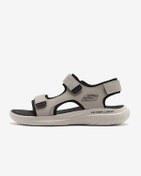 Resim Skechers Bounder 2.0 Sandal - Thutton Erkek Bej Sandalet 232893 Tpbk Bej 