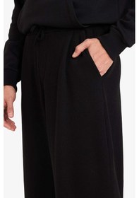 Resim Defacto Barrel Fit Beli Bağcıklı Eşofman Altı G6683ax25aubk81 Siyah-bk81 
