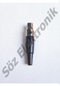 Resim 5 Pin Mini Xlr Canon Kablo Tipi Dişi ( 1 Paket 5'Li ) 