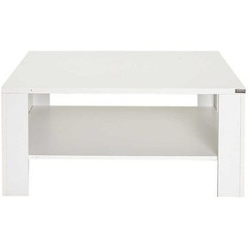 Resim New Line Kare Orta Sehpa - Diamond Beyaz 