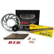 Resim Zincir Dişli Seti Yamaha Wr F 450cc Zincir: Dıd-520vx3 Gold-114 Ön Dişli : Jt 14t Arka Dişli: Sunstar 50t 2003-2006 