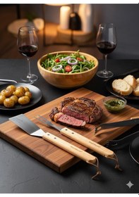 Resim Bambum Arkansas - 3 Parça Barbekü Seti 33cm 