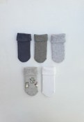 Resim MEM SOCKS 5'li Havlu Bebek Çorabı 