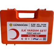 Resim Gündoğdu Yönetmeliğe Uygun Ilk Yardım Seti Çantası Ecza Dolabı 101 Parça 