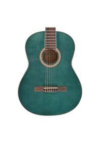 Resim Miguel Angela Ma1-bl Klasik Gitar - Mavi Başlangıç - Eğitim Serisi Mat Mavi Renk Varyantı, Ergonomik Sap Profili, Dengeli Öğrenci Gitarı Uyum: 4/4 Tam Boy Standart 