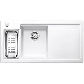 Resim Blanco Eviye 1.5 Gözlü Seramik Mat Beyaz 