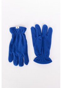 Resim AC&Co / Altınyıldız Classics Erkek Saks Anti-pilling Sıcak Tutan Su Itici Polar Bere Boyunluk Eldiven Set Saks Mavisi 