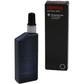 Resim Rotring Rapido Mürekkep Siyah 
