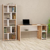 Resim Kalender Dekor Avel Snow 145 cm Çalışma Masası Takımı 