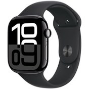 Resim Apple Watch Series 10 GPS 42 mm Alüminyum Kasa ve Spor Loop Bulut Mavisi 