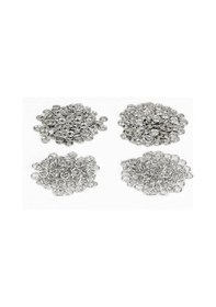Resim 200 Set 10.5 Mm Metal Çıt Çıt ve Saklama Kutusu 