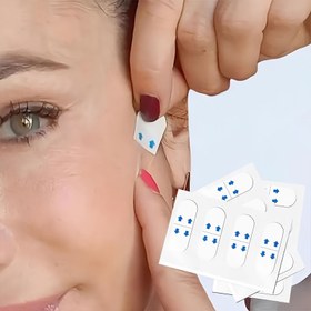 Resim 200 Adet Görünmez Yüz ve Boyun Güzellik Yama - Göz Kontürleme, Çift Çene Azaltma ve Açık Bej Kusurları Örtme için Anında Makyaj Bantları, Ananas İçermez Yapışkan, 4 Şekil (Kare, Üçgen, Kalp, Yıldız) | Benzersiz Tasarım | Rahat Uyumlu, Makyaj Aksesuarları 