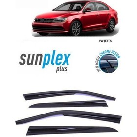 Resim Volkswagen Golf 5-6-7 2013-2019 Sunplex Sport Style Cam Rüzgarlığı Bt 4lü 