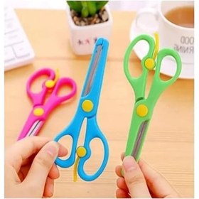 Resim Kilitli Ve Korumalı Çocuk Makası, Ergonomik Tasarım İle Güvenli Kullanım 