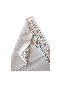 Resim Lüks Çeyizlik Halı Tipi Dokuma Seccade Gri 