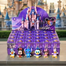 Resim 24 Disney Karakterli Blind Kutu Figürleri Seti - Mickey, Minnie, Stitch, Donald Duck ve Daisy ile Mavi PVC Sırt Çantası Şansları, Ramazan, Paskalya, Anneler Günü, Cadılar Bayramı, Yılbaşı Hediyeleri ve Arkadaşlar ve Aileler için Tatil Hediyeleri Seti | Karikatür Karakter Şansları | PVC Figür Seti 
