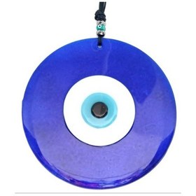 Resim Cam Nazar Boncuklu 20 Santimetre El Yapımı Duvar Süsü 