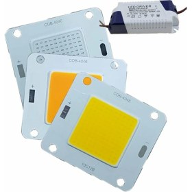 Resim Dora Led 50W Cob LED Projektör Ledi Driver Dahil 50 Watt Cob LED Beyaz 