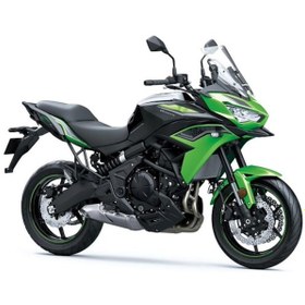 Resim Kawasaki Versys 650 2024 Model Motosiklet Siyah - Yeşil 