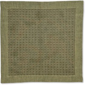 Resim 4'lü Haki Yeşil File Peçete Seti - Yeşil 