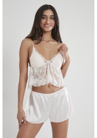 Resim Pierre Cardin Saten Dantelli Şort - Babydoll Takım - 450 001 