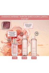 Resim Yves Rocher Kadife Çantalı Evidence Intense Parfüm Serisi 3’lü Lüks Bakım & Koku Seti 