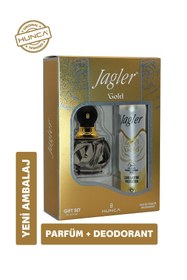 Resim Jagler Gold Kadın Parfüm Seti ( Parfüm Edt 60 ml Deodorant 150 ml ) 
