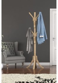 Resim Mobildeco Nia Ahşap Ayaklı Gürgen Askılık 