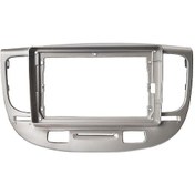 Resim Lemestar Kia Rio 2007 9 İnç 2din Araç Radyo Çerçevesi - Abs Plastik, Kolay Montaj 