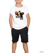 Resim The Last Of Us Escape Beyaz Çocuk Tişört Siyah 