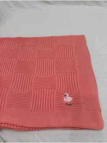 Resim belpa Kuğu Concept Triko Bebek Battaniyesi %100 Pamuklu,Sepet Örgü Desenli,Kız Bebek Erkek Bebek Battaniyesi,Kalın Triko Bebek Battaniyesi 