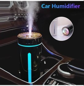 Resim Araç İçi Koku Makinesi Ultrasonik Hava Nemlendirici Siyah Yeni X35 