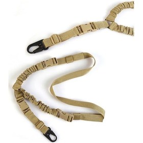 Resim Bej Tek Nokta Taktik Askı Kayışı - Askı Kayış Kemeri - Airsoft Bej 