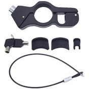 Resim Rogfer Motosiklet Hırsızlığa Karşı Fren Kilidi Siyah 