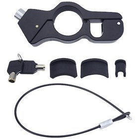 Resim Rogfer Motosiklet Hırsızlığa Karşı Fren Kilidi Siyah 