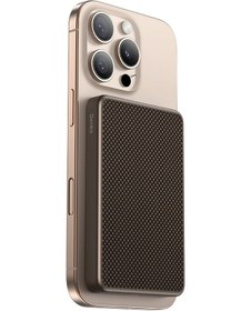 Resim Benks Mp17 Armorgo M-safe Özellik Armortint Aramid Fiber Qi2 Teknolojili Powerbank 15w 10000mah Gold Gold 