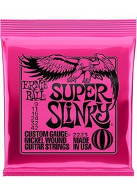 Resim Ernie Ball 2223 Super Slinky Nickel Elektro Gitar Teli (9-42) 