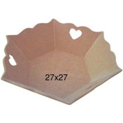 Resim Ahşap Kalpli Ekmeklik E331 