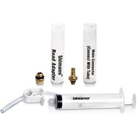 Resim Bikeamor Shimano Road/Yol Uyumlu Hidrolik Disk Fren Servis Kiti Şeffaf 